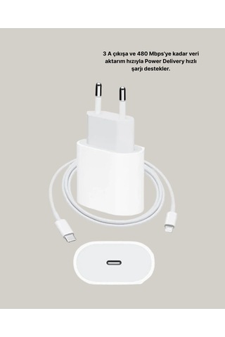 Yeni Nesil 20w Usb-c Hızlı Şarj Cihazı İos Tam Uyumlu 1