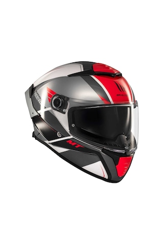 Mt Thunder 4 Sv Freeway A5 Parlak Gri Kapalı Kask Renkli