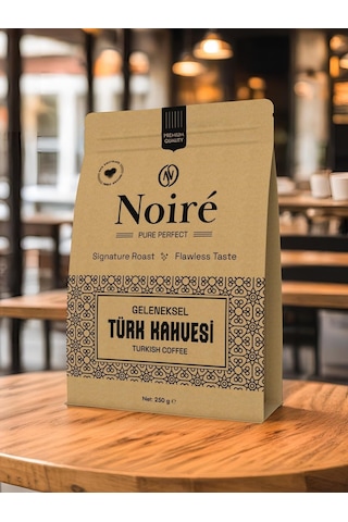 2'li Set Noire Geleneksel Türk Kahvesi 250g %100 Arabica Asırlık Lezzet Öğütülmüş