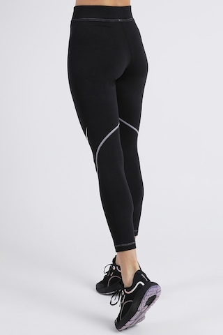 Nike Swoosh Women's Graphic High-rise 7/8 Leggings Pamuklu Yüksek Belli Tayt Siyah