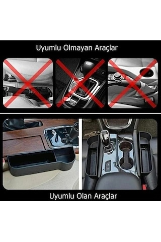 1 Adet Araç Koltuk Yanı Bardaklık Koltuk Arası Bardak Tutucu