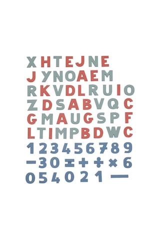 72 Magnetic Letters & Numbers
