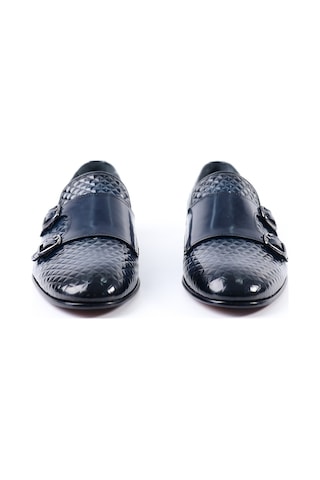 Tuna Hakiki Deri Lacivert Loafer Erkek Ayakkabı - K307 Lacivert