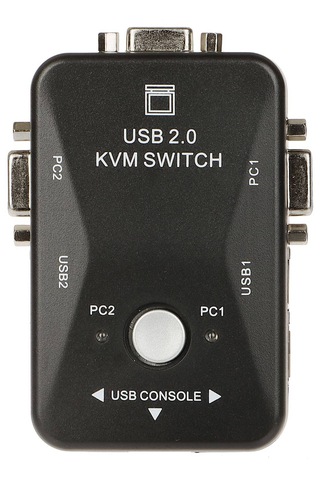 Molix Mx-2740 2 Port Usb 2.0 Manuel Kvm Switch - Vga Ve Usb Klavye Mouse Paylaştırıcı
