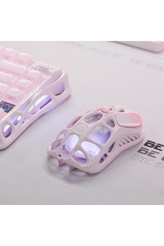 Gravastar K1 Mekanik Gaming Klavye, M1 Pro Kablosuz Optik Mouse Ve Dijital Resim Çerçevesi Oyuncu Se
