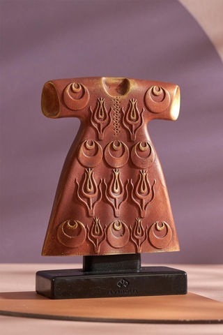 Kaftan Heykeli Bordo