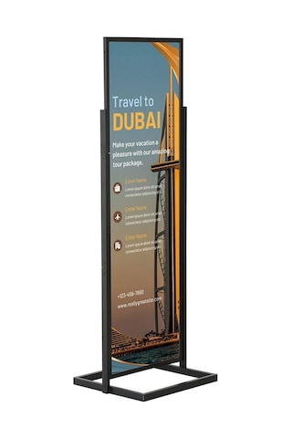 Eko Poster Pano 50x170cm Siyah 50 x 180 CM