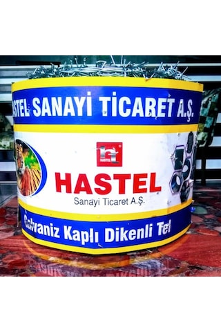Hastel-200Metre Dikenli Tel. 2Mm Kalınlığında Dikenli Tel.-