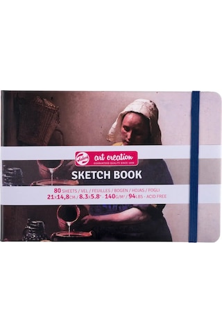 Talens Art Creation Milkmaid Sketch Book Eskiz Defteri 140 Gr 21x14.8 Cm 80 Yaprak 9314355m