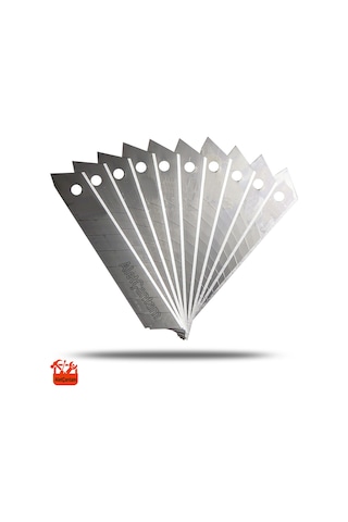 Elka Maket Bıçağı Yedeği 10Lu Paket Geniş 18MM Kalın Maket Ağzı