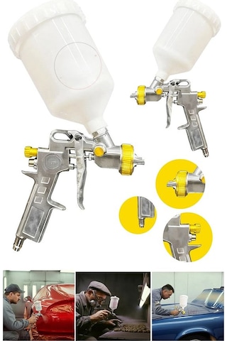 Freed Tools Havalı Üstten Depolu Boya Tabancası 1.3 Mm Basınç Ayarlı