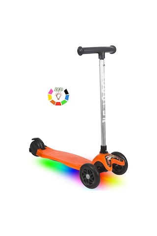 Tois Scootix Pilli Işıklı 3 Tekerlekli Çocuk Scooter Kırmızı