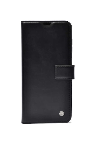 Xiaomi Redmi A4 Kılıf Zore Kar Deluxe Kapaklı Kılıf Siyah