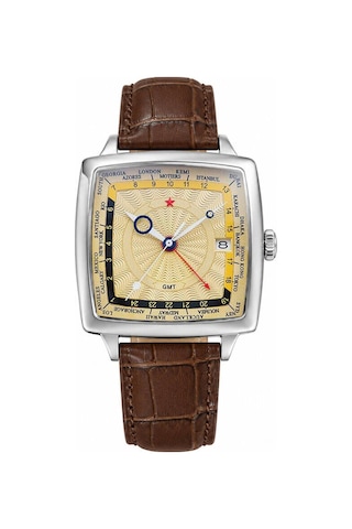 Red Star 7691g-b Otomatik Seiko Nh34 Gmt Mekanizmalı Erkek Kol Saati Gri