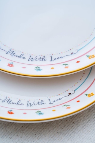 Acar Livaldi 6 Parça Pasta Tabağı - 19 Cm