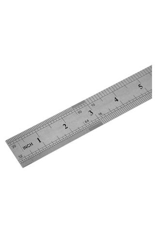 Paslanmaz Çelik Cetvel Ön Yüzü Cm / Arka Yüzü İnch 100cm 100 M