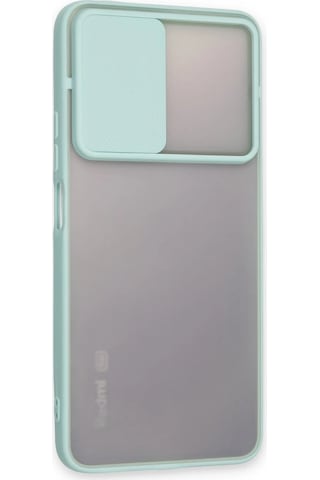 Newface Xiaomi Redmi Note 11t Kılıf Palm Buzlu Kamera Sürgülü Silikon Semeglbl - 48 - Turkuaz