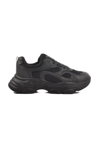 Ayakmod 164 G Siyah Tekstil Kadın Sneaker Siyah