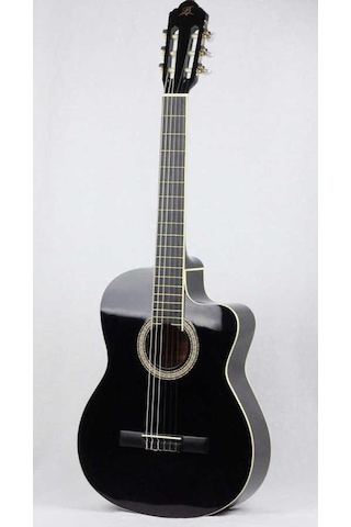 Barcelona Lc 3900 Cbk Cutaway Siyah Klasik Gitar