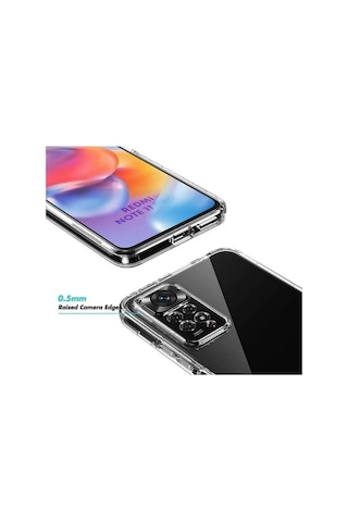 Adige Xiaomi Redmi Note 11 Uyumlu Kılıf Ön Arka 360 Koruma Arka Sert Mika Ön Silikon Şeffaf