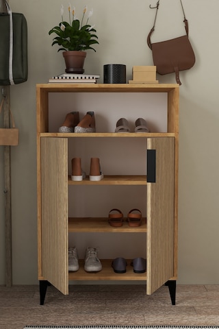 1205 Ada Ayakkabılık 4 Raflı 2 Kapaklı Çok Amaçlı Dolap Yunus Safir Yunus - Safir