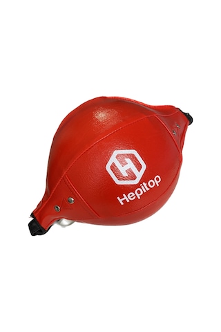 Pencikbol Çift Uçlu Deri Boks Hız Topu Kırmızı