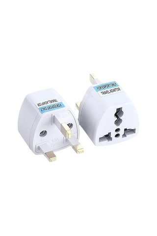 Hong Kong Irlanda Kıbrıs Seyahat Fişi Adaptörü Tip G Plug Adapter Üniversal 3 Pinli Ingiliz Fiş Tersi 1 Adet Es51 Diğer