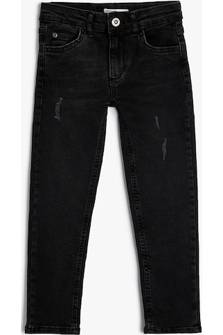 Koton Kot Pantolon Pamuklu Cepli - Slim Jean Siyah 4skb40001td 4SKB40001TD999 Siyah