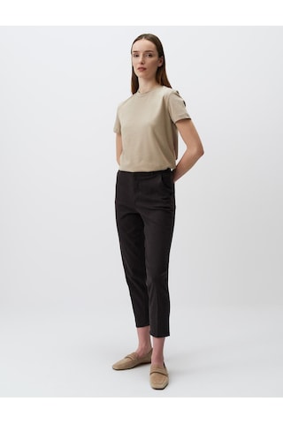 Jimmy Key Kahverengi Normal Paça Cepli Gabardin Pantolon 24spapav2800 Kahverengi