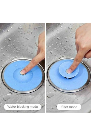 3 Adet Lavabo Ve Küvet Tıkacı Süzgeci Mutfak Banyo Gider Tıpası Kapağı Tıkaç Süzgeç Plastik Diğer