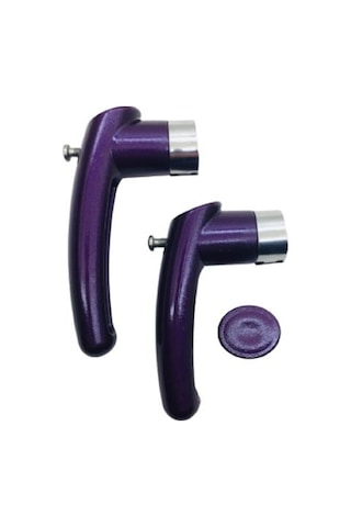 Çaydanlık Sapı Takımı Kulp Tutamak Seti Parlak Mor Yanmaz Mor