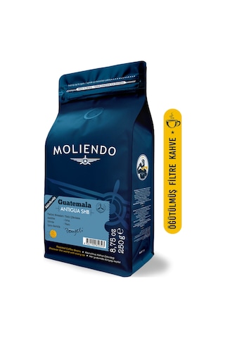 Moliendo Guatemala Antigua Shb Yöresel Öğütülmüş Filtre Kahve 250 G