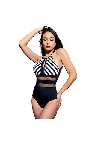 Sırtıaçık Deniz Plaj Bikini Mayo Siyah