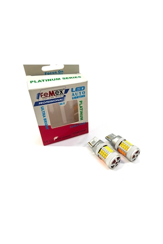 T20 Oto Led Sinyal Ampulü Tak Kullan Decoderli Sinyal Fanlı Led Ampul