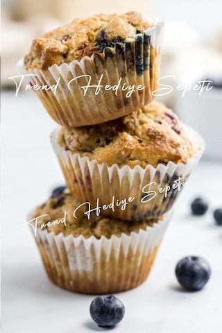 Trend Hediye Sepeti Takribi 100 Adet Büyük Boy Beyaz Muffin Kek Kalıbı 50x40 Mm, Cupcake Kağıdı, Brownie Kalıbı