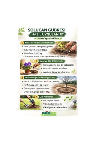 Ekosol Farm Solucan Gübresi 25 KG