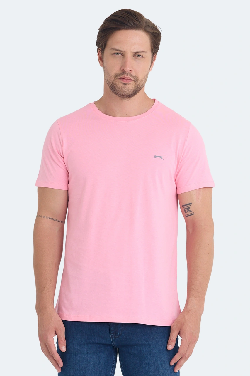 Slazenger Sander Ktn 5 Li Set Erkek Beyaz - Gri - Lacivert - Koyu Yeşil - Açık Pembe Tişört Beyaz - Gri - Lacivert - Koyu