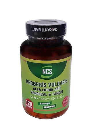 Ncs Berberis Vulgaris Berberin 3 Kutu 360 Tablet Made In Türkey
