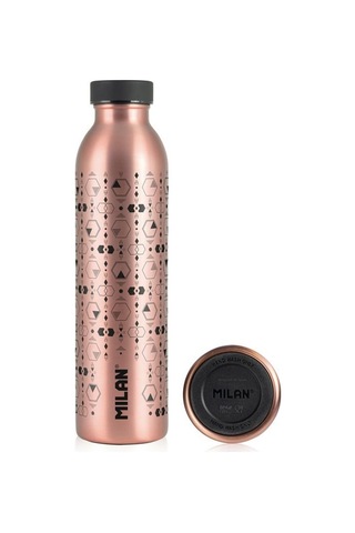 Mılan 643020cp Copper Siyah Paslanmaz İzotermal Matara 591ml