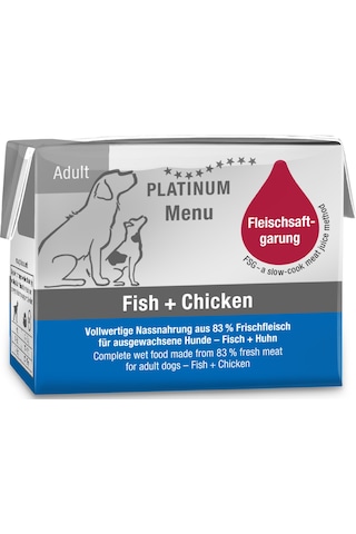 Platinum Balıklı Ve Tavuklu Yaş Köpek Maması 90gr