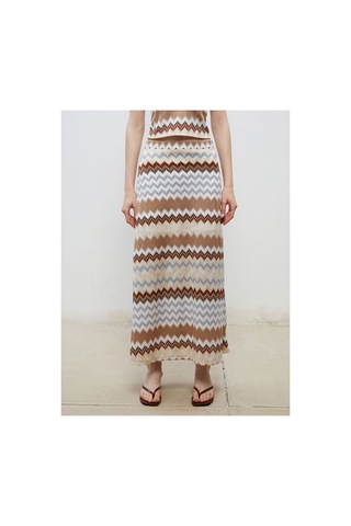 Lc Waikiki Alıta Cıty Farkıyla Soulife Ekru Desenli Uzun Kadın Etek Ekru - 931508415 Ekru