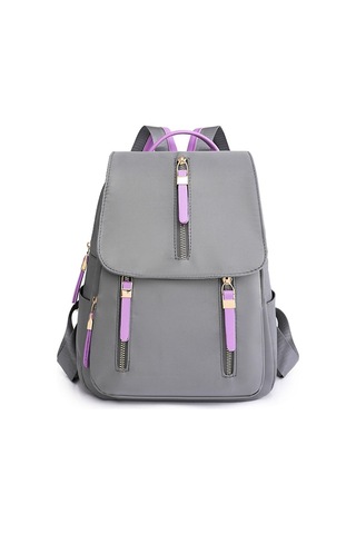 Ganzhoushop Moda Sırt Çantası Öğrenci Okul Çantası Çift Askılı Omuz Çantası Kız Seyahat Çantasıgri Çok Renkli