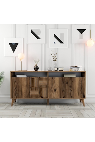 Milan 160cm Konsol - Ceviz / Ceviz