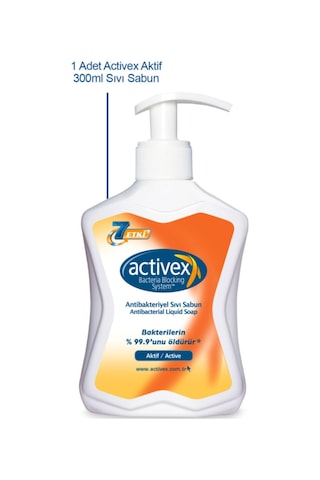 Activex Aktif Koruma Pompalı  Sıvı Sabun 300 ML