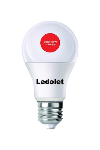 Ledolet Led Ampul 20W Beyaz 6500K