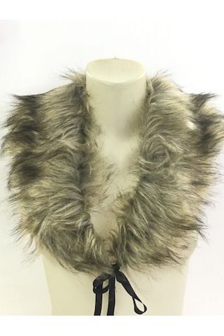 Kürk Yaka / Yaka Kürkü Kollu Takım Vizon Vizon