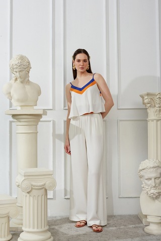 Naar Minimalist Oversize Midi Pantolon - Rahat & Şık Keten Pantolon Siyah