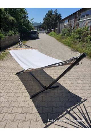 Metal Hamak Ayağı Hamak Standı Hamak Askısı Siyah