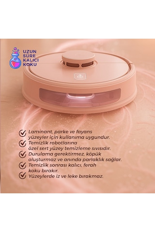 Nilem Robot Süpürge Deterjanı Bebek Pudrası Kokulu 500 Ml Tekli