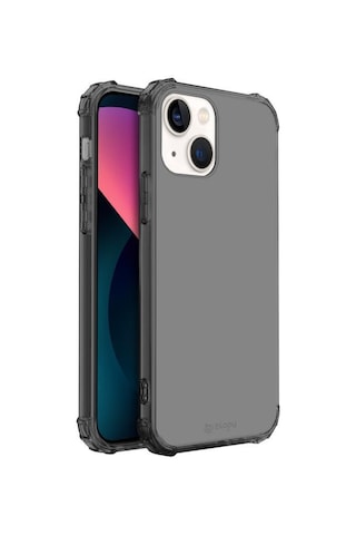 Apple Uyumlu iPhone Blogy 13 Mini İle Crystal Fit Kılıf Smoke Black